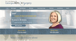 Desktop Screenshot of georgiarefluxsurgery.com